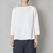 DAYS/コットンボートネック　Ａラインプルオーバー